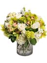 Composizione orchidee e rose