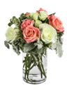 Mazzo di rose rosa e bianche
